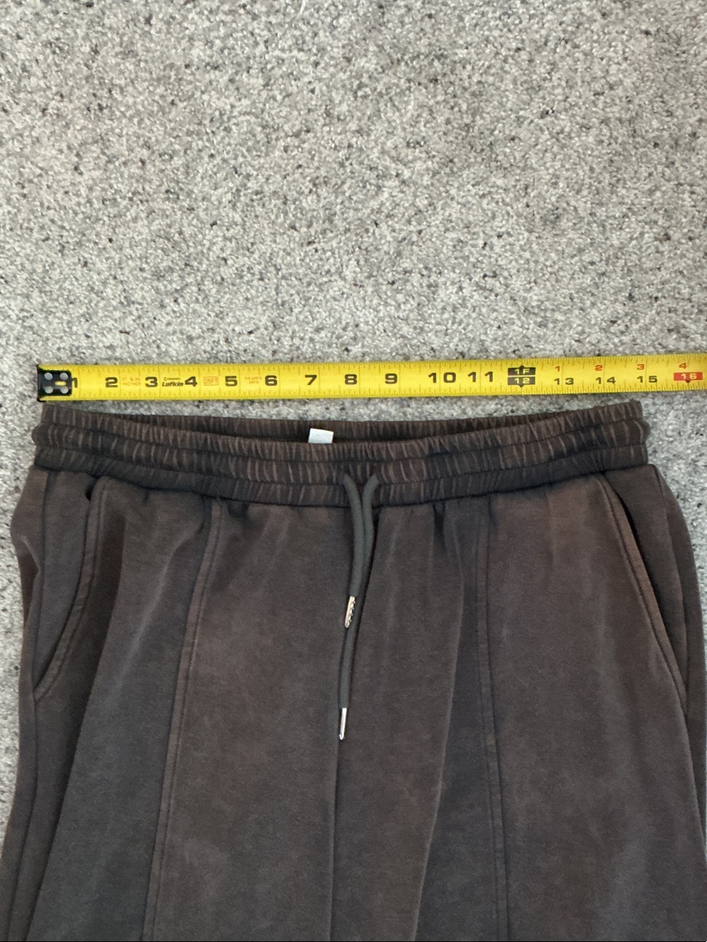 Davi & Dani Star Jogger Scuba Boho Pants ~ Mineral Wash Black - Picture 8 of 14